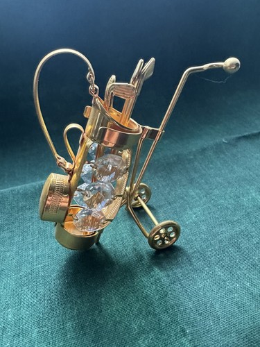 Golfbag mit trolley - golfbag,