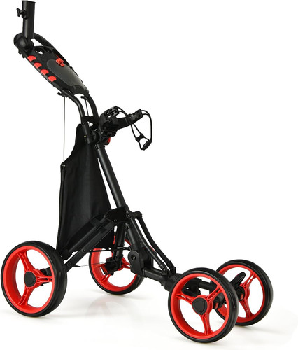 Gymax golfwagen klappbar golf - golfwagen,